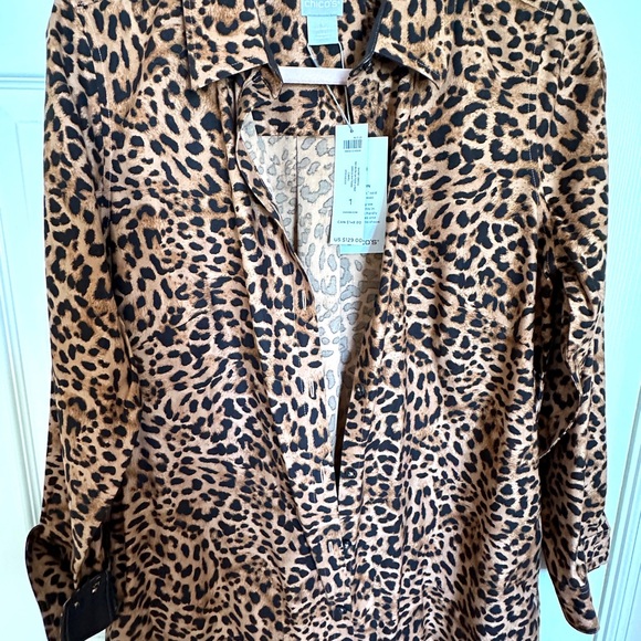 NWT Chico’s Animal Print Dress - Picture 3 of 10